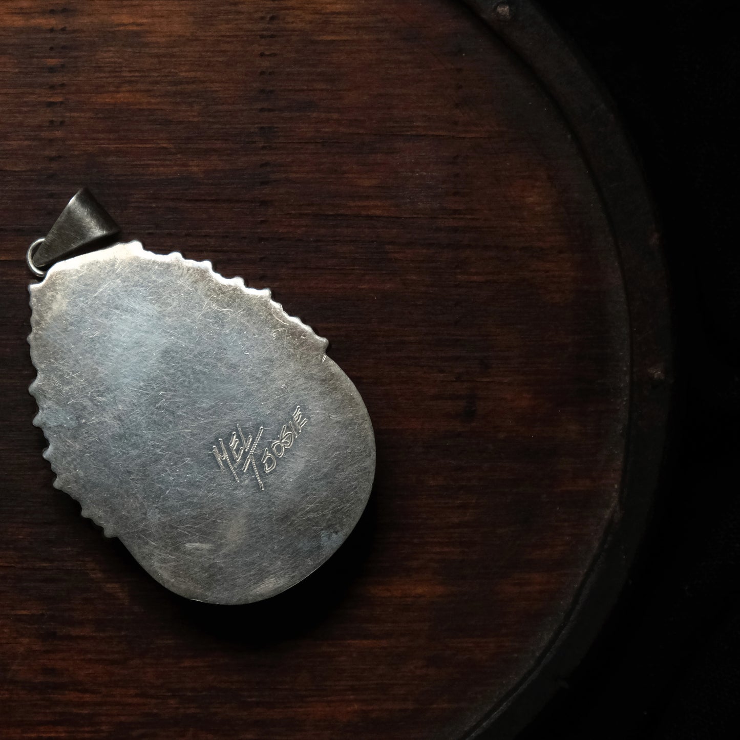 Navajo Sterling Pendant by Mel Tsosie