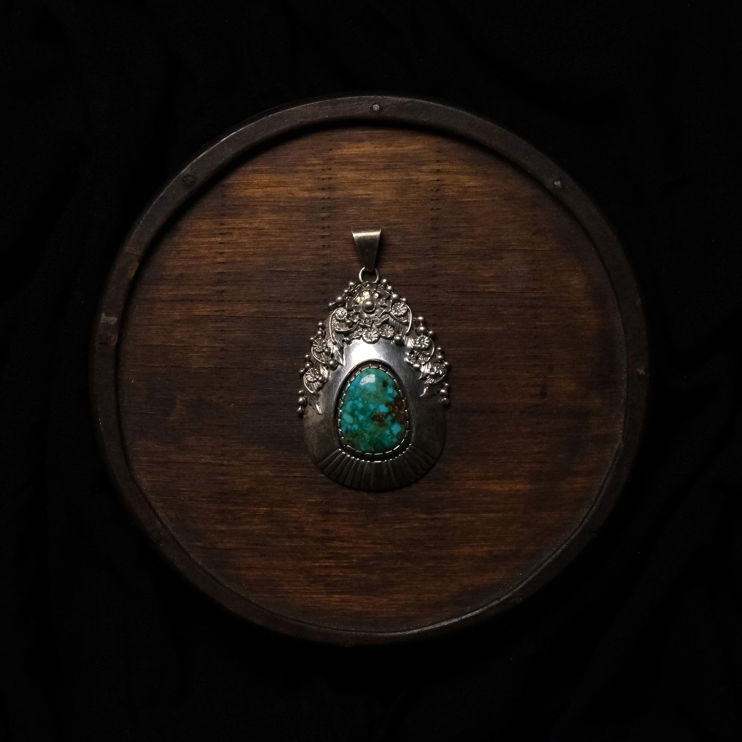 Navajo Sterling Pendant by Mel Tsosie