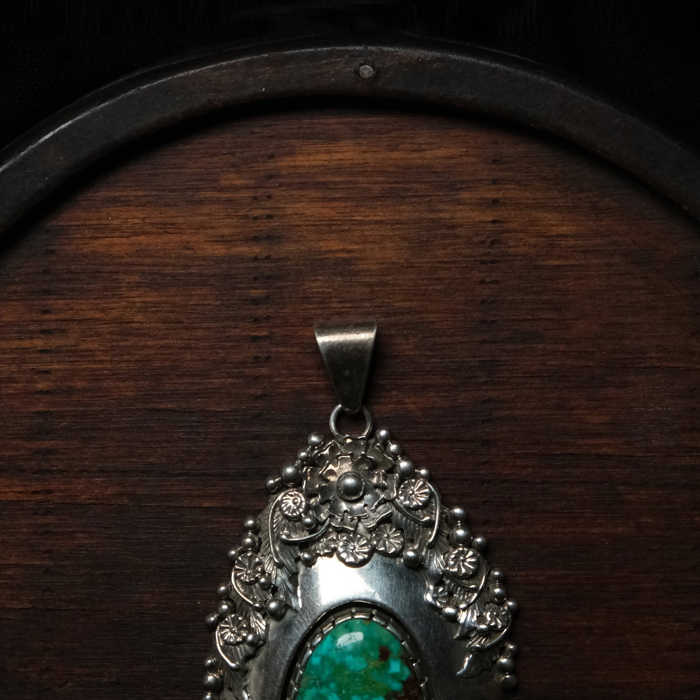 Navajo Sterling Pendant by Mel Tsosie